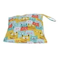 thumbnail image 2 of Bolsa impermeable reutilizable para bebé, bolsa de pañales de tela para bebé, bolsa húmeda y seca con bolsillos con cremallera, bolsa húmeda y seca diseñada a medida, 2 of 14