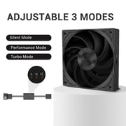 مبرد هواء PCCooler RZ400-BKNWNX-GL 230W TDP CPU، أسود