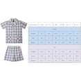 thumbnail image 3 of HiddenValor Girls Pajama Set, 2 Piece Cotton Button Down Short Sleeve Shorts Lounge Sleepwear With Pockets, 3 of 5