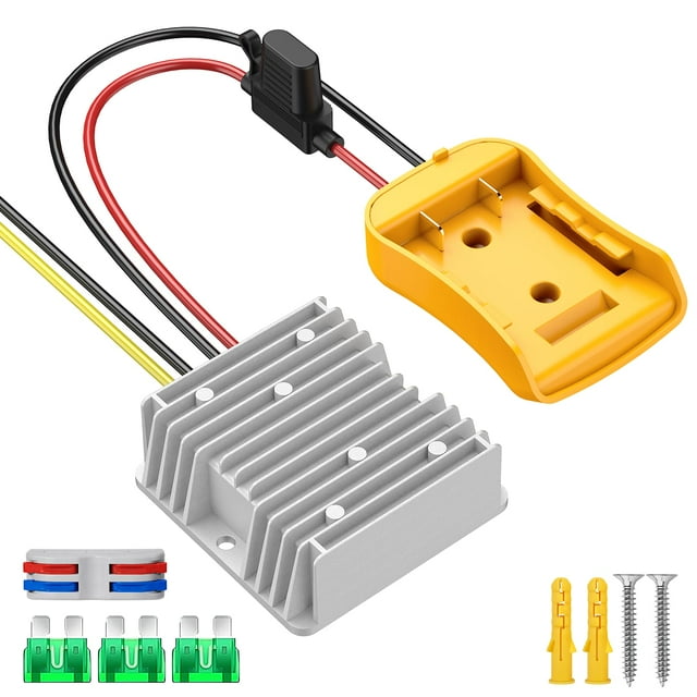 Convertidor reductor Azocek 18V/20V a 12V 20A 240W DeWALT