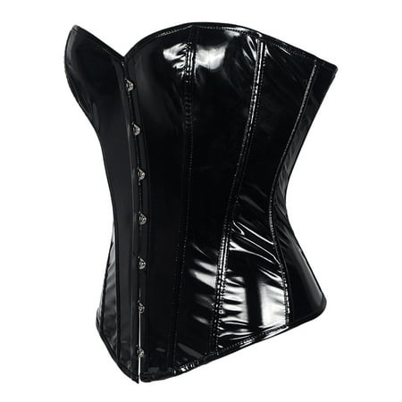 

DODOING Steel Boned Waist Trainer Corsets and Bustiers Corset Gothic Plus Size S-2XL Body Shape Top