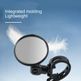 thumbnail image 4 of Adjustable Bicycle Rearview Mirror Set with 360 Rotation ABS Material Universal Fit for Handlebars, 4 of 8