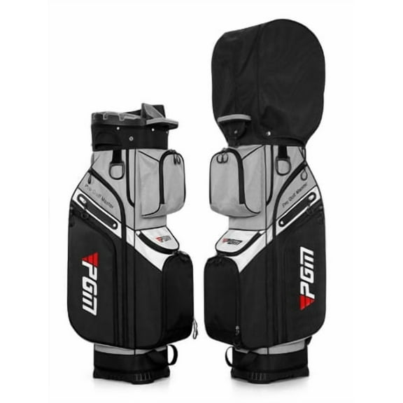 OUNONA Durable Black Golf Cart Bag Lightweight with Multiple Compartments