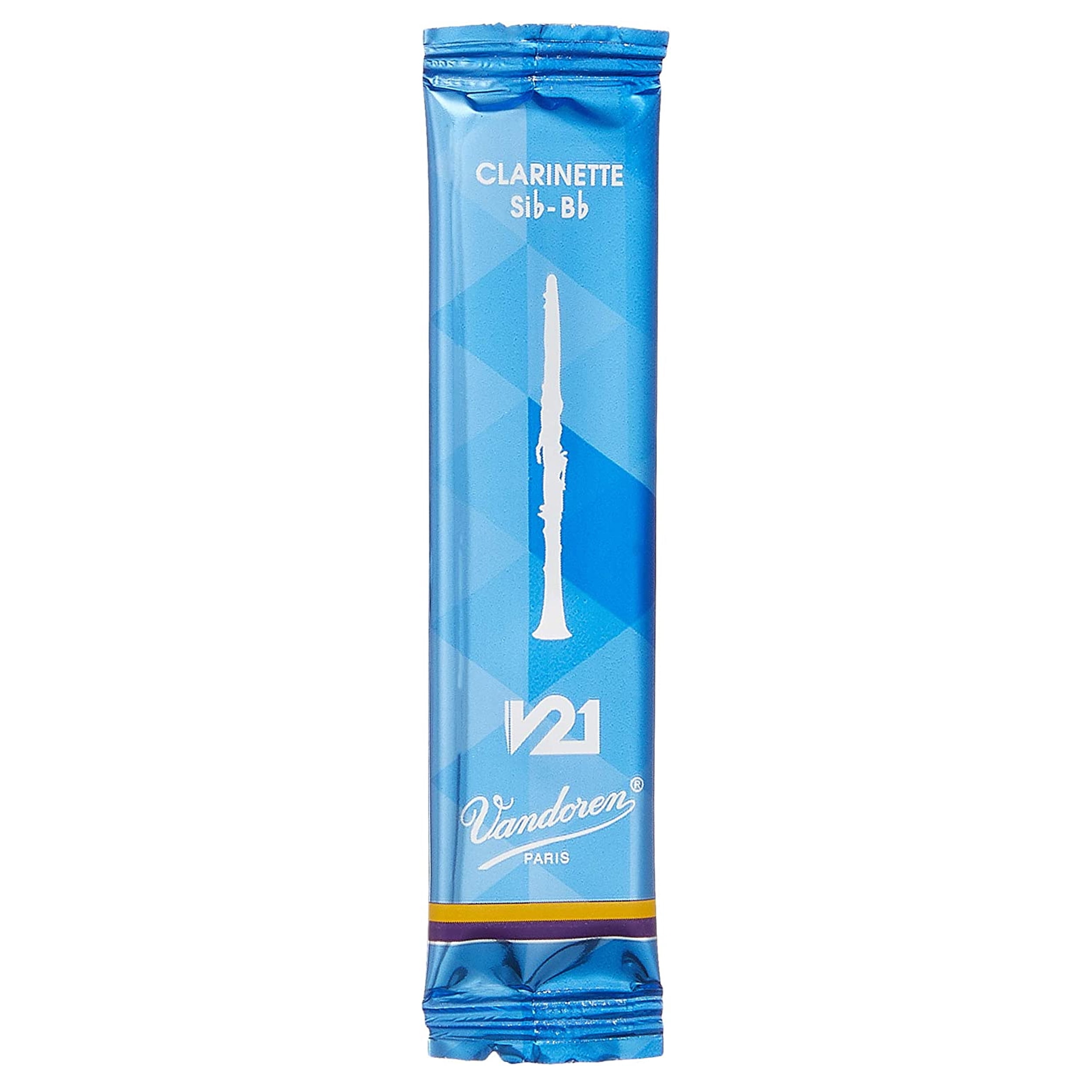 Vandoren Bb Clarinet V21 Reeds Strength #2.5; Box of 10