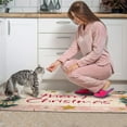 thumbnail image 4 of Christmas Kitchen Rug Set of 2 Anti Fatigue Kitchen Mats for Floor,Merry Christmas Happy New Year Gift Kitchen Floor Mat for Bathroom,Room Outdoor (47x17+30x17in), 4 of 7