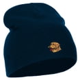 thumbnail image 4 of Golden Retriever Embroidered Short Beanie - Navy OSFM, 4 of 5