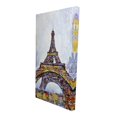 thumbnail image 1 of Abstract paint splash eiffel tower - 24"x48" canvas - Print on demand, 1 of 5