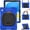 Blue/Black, variant on iPad 10th Generation Case 2022 10.9 inch A2696 A2757 A2777, TECH CIRCLE Heavy Duty Rugged Silicone Case with Swivel Ring Stand/Stable Kickstand/Shoulder Strap/Pencil Holder, Colorful Pink