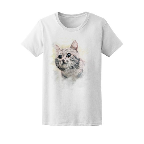 Realistic Portrait Cat T-Shirt Men -Image by Shutterstock, Male 4X-Large