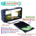 thumbnail image 2 of USB 2.0 Portable External Ultra Speed CD DVD Player Disc MP5 Player, 2 of 5