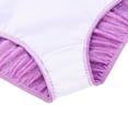 thumbnail image 6 of BAOHULU Sparkle Diamond Gymnastics Leotard for Girls Long Sleeve Purple Dancewear, 6 of 6