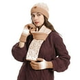 thumbnail image 2 of KANG Winter Warm Fleece Lined Knit Hat Scarf For Cold Weather Thermal, 2 of 4