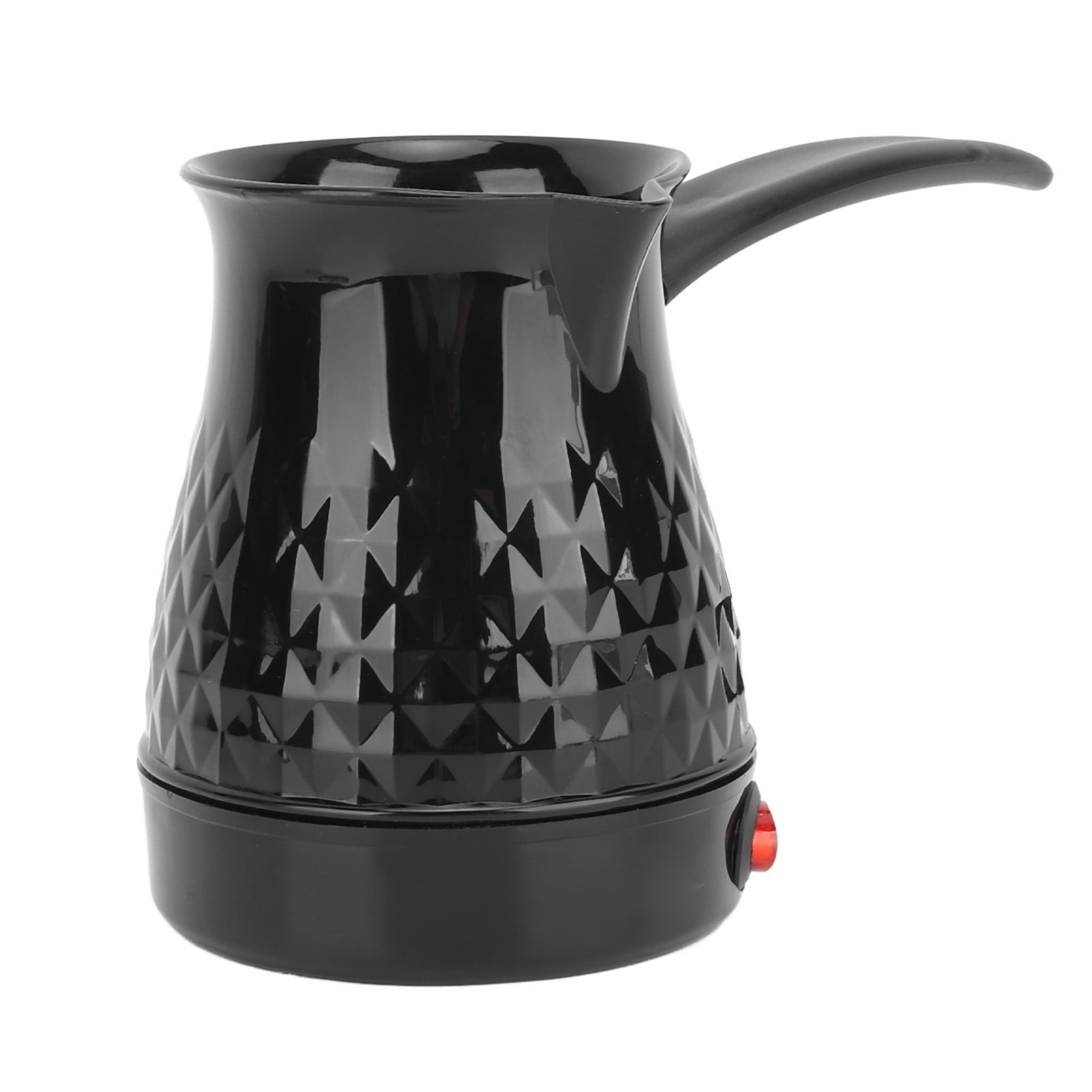 Fyydes Stainless Steel 10 Cup Electric Coffee Maker Brew Pot 600ml for Kitchen Appliance Home Black
