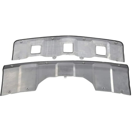 A-Premium Bumper Skid Plate Guard Replacement for Mercedes-Benz X164 GL320 GL450 2007-2009 GL500 GL550 2008-2009 2-PC Set