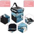 thumbnail image 2 of Seagull Foldable Car Trash Can with Lid, Leak-Proof, and Hanging Storage Bag - Car Trash Bin/Garbage Can, 2 of 6