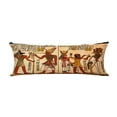 thumbnail image 1 of EREHome Egyptian Papyrus With Antique Hieroglyphs Pillow Cover Body Pillowcase Pillow Protector 20x60 Inch, 1 of 1