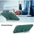 thumbnail image 4 of DUEDUE Étui iPhone 11 Pro en Silicone Liquide Support Anneau Fonction Montage Voiture Absorption des Chocs Étui Protectrice Intégrale, 4 of 5