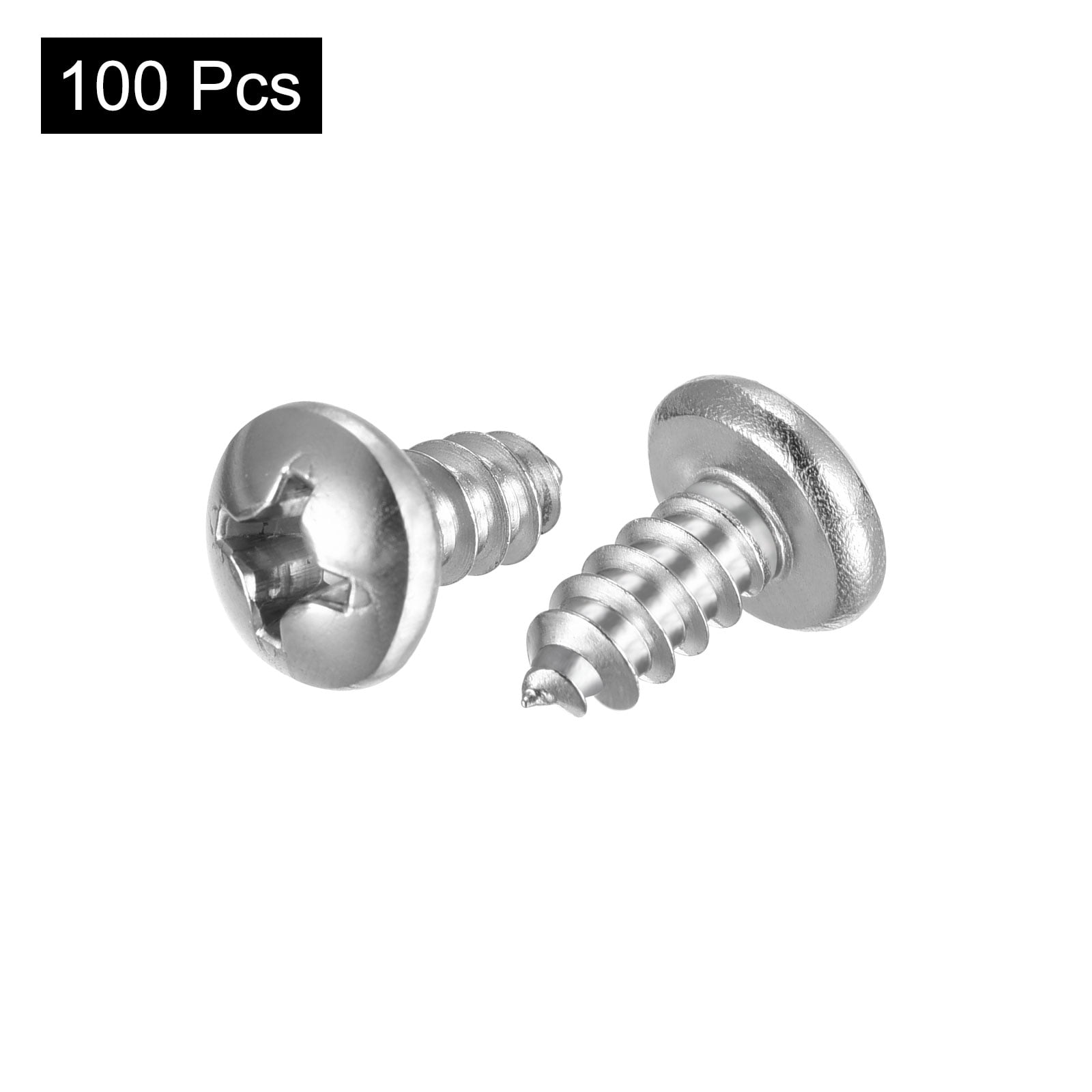 8 x 1 3/16-Inch Wood Screws Carbon Steel Phillips Self Tapping 200pcs -  Grey - Bed Bath & Beyond - 36114642