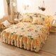 thumbnail image 1 of Juego de falda de cama de 3 piezas, Funda de colchón de encaje de doble capa de Color sólido, ropa de cama, Sábana ajustable, textil para el hogar de tamaño doble individual, 1 of 5