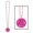 Mom, variant on - Beads w/Printed #1 Dad Medallion - 33" - Pack of 12