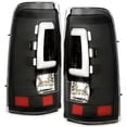 thumbnail image 4 of Suitable for LED Tail Lights Compatible with 1999-2006 Chevy Silverado 1999-2002 GMC Sierra 1500 2500 3500 LED Tube Bar Taillight Lamp (Clear Lens+Black Housing), 4 of 9