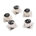 thumbnail image 2 of 5pcs Male 3 Pin XLR Chassis Panel Mount Metal Audio Video Connector, 2 of 8