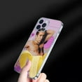 thumbnail image 5 of Happy Phone Nicholas Case Compatible with iPhone 12 in Banana Cage Funny Vaporwave Side Striped Soft Phone Shockproof Cover, 5 of 5
