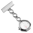 thumbnail image 1 of Reloj Broche analógico con forma geométrica redonda de enfermera Sunnimix reloj de enfermera, 1 of 5