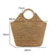 thumbnail image 2 of Bolso de paja para mujer, tejido a mano, grande, informal, tipo hobo, para playa, para uso diario, viajes a la playa, 2 of 5