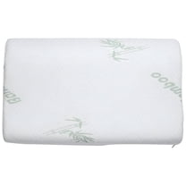 LAMIRO Bamboo Fiber Pillow Memory Foam Pillows Healthy Breathable Pillow Orthopedic Neck Fatigue Relief Sleeping