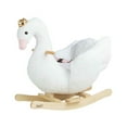 thumbnail image 7 of Happy Trails Rocking Horse - Swan Plush Ride on Toys with Seat and Handles, 7 of 7
