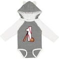 thumbnail image 3 of Inktastic Baseball First Birthday One Year Old Boys or Girls Long Sleeve Baby Bodysuit, 3 of 5