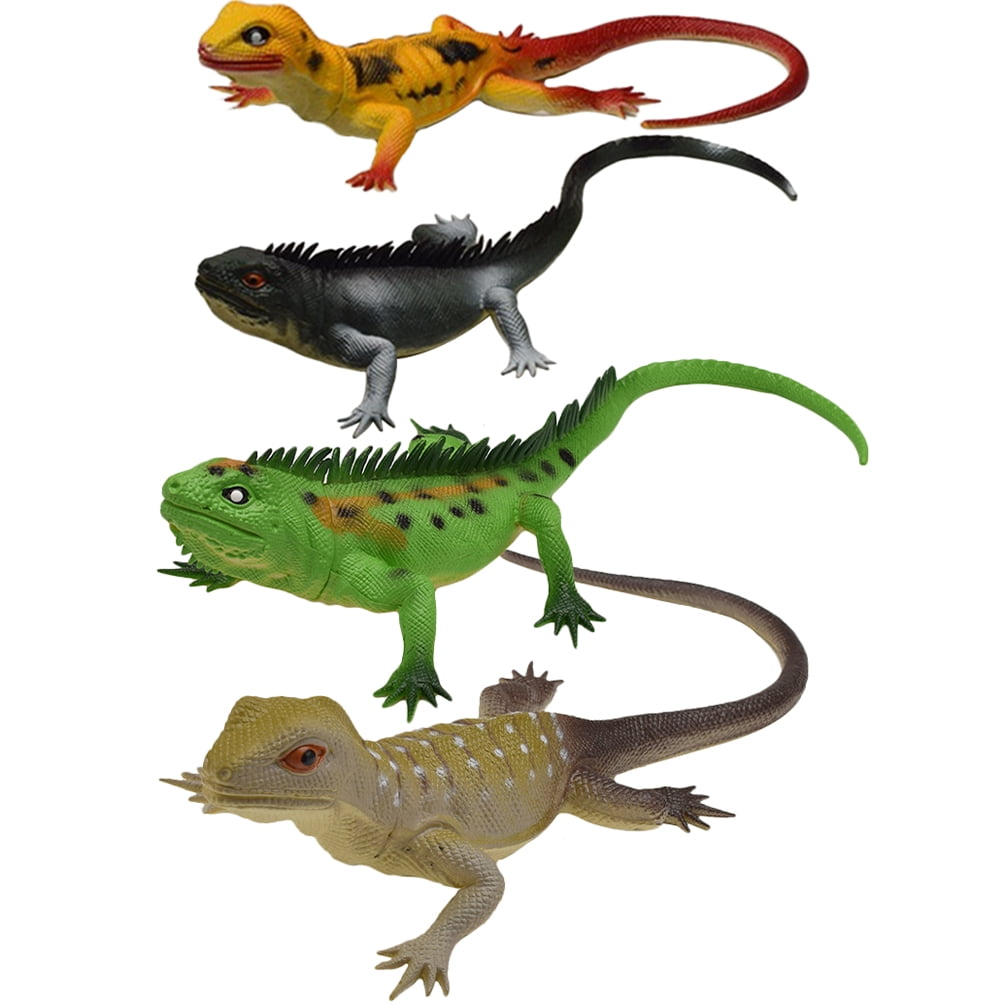 4pcs Simulation Big Lizard Funny Squeeze Prank Toy Reptile Birthday Party Supplies 4pcs Simulation Big Lizard Funny Squeeze Prank Toy Reptile Birthday Party Supplies