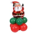 thumbnail image 1 of Conjunto globo de Santa, soporte de poste vertical, decoración de de cumpleaños de Navidad Santa 85cm Yotijar Set de globos navideños, 1 of 10