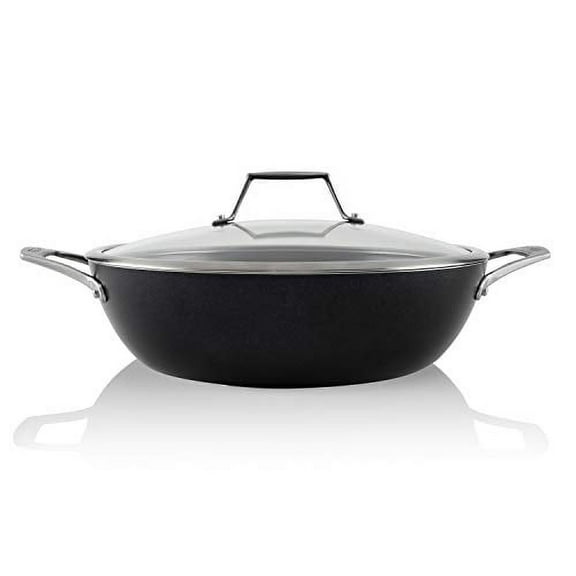 TECHEF - Onyx Collection, 5 Qt / 12-in Nonstick All Purpose Chef Pan with Cover, Made in Korea