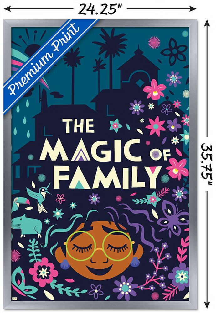 Disney Encanto - Magic Wall Poster, 22.375" x 34", Framed