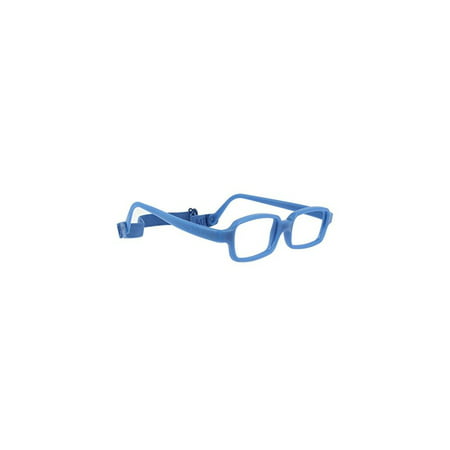 Miraflex: Built Up Bridge - New Baby2 Unbreakable Kids Eyeglass Frames | 42/14 - Dark Blue | Age: 5Yr - 7Yr