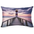 thumbnail image 2 of Coolnut Sunset Lighthouse Plush Pillowcase, Luxury Soft King Pillow Case for Hair and Skin, Standard Size Pillow Covers with Zipper Closure, 20x30in #546 Home Decor Gifts, 2 of 7