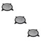 thumbnail image 1 of Riwesomey Universal Car Plastic Speaker Subwoofer Amplifier Grill 6 Mesh Inch Cover Type1 NO1, 1 of 6