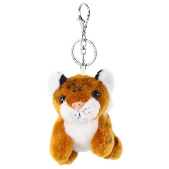 Tiger Plush Aesthetic Keychain Bag Charm Tiger Stuffed Animal Key Chain Decor