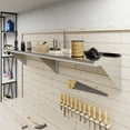 thumbnail image 6 of AmGood 16 in. x 72 in. Stainless Steel Wall Shelf | NSF Certified | Appliance & Equipment Metal Shelving | Kitchen, Restaurant, Garage, Laundry, Utility Room, 6 of 9