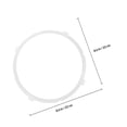 thumbnail image 2 of HEATSHAKING Pressure Cooker Accessories 2Pcs Sealing Rings High Elasticity Silicone Transparent For Cooking 8.7X8.7X0.7In, 2 of 8