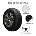 thumbnail image 4 of Kdxio Play Game for Tire Cover Wheel Protectors Tyre Covers Weatherproof Wheel Covers Universal Fit for Trailer Rv SUV Truck Camper Travel Trailers 14 inch, 4 of 8