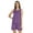 Purple, variant on Bimba Sexy Schiffli Nightwear Set For Womens 2 Pcs Summer V-Neck Sleeveless Loungewear