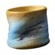thumbnail image 2 of Taza de café de cerámica, taza de té, 200 ml, estilo japonés, hecha a mano, taza de café expreso, taza de té para café expreso, jugo, café , Amarillo, 2 of 5
