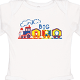 thumbnail image 4 of Inktastic Train Big Bro Boys Long Sleeve Baby Bodysuit, 4 of 5