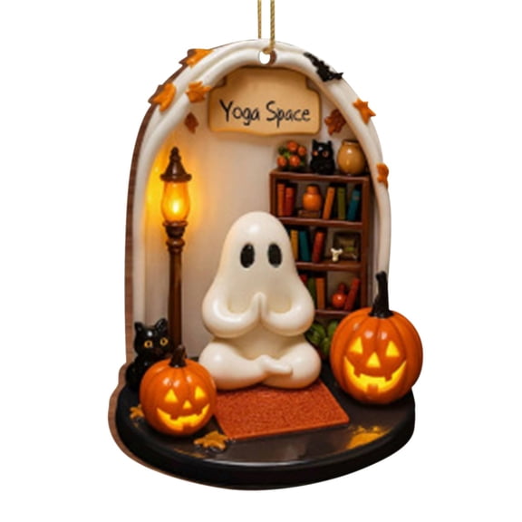 Clearance Sale! Large Flying Ghost Hanging Decoration 61 Inch, Flowing White Robe Halloween Prop for Porch Tree Indoor Outdoor
