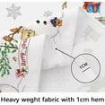 thumbnail image 5 of Christmas Tablecloth Snowman Christmas Snowflake Trees, Christmas Tablecloth Oval 60×84, Christmas Tablecloths for Oval Christmas Fabric Tablecloth for Dining Winter Christmas Decor, 5 of 6