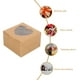 thumbnail image 5 of Cajas de panadería de 14 piezas Cajas de galletas pequeñas Caja de hornear kraft con cajas de pastel de ventana, 5 of 5