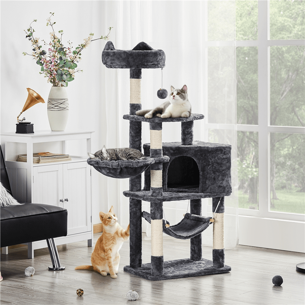 Renwick 55" Cat Tree Tower for Small Medium Cats, Dark Gray